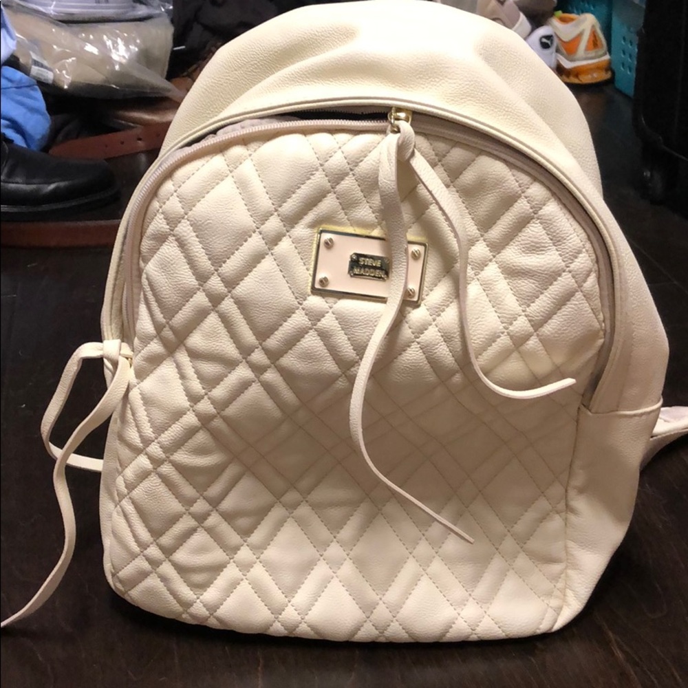 Leather backpack